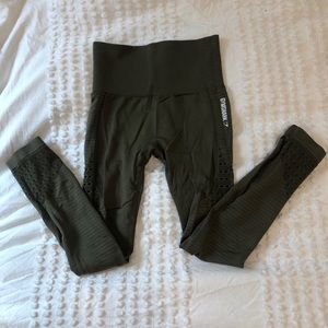 Olive Green Gymshark Leggings